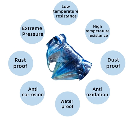 Hoge viscositeit basis olie Pb Blaster Wit Nlgi 1 Lithium 2 Pfpe vet voor antioxiderend apparaat